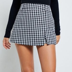 NWT LA Hearts Gingham Skort